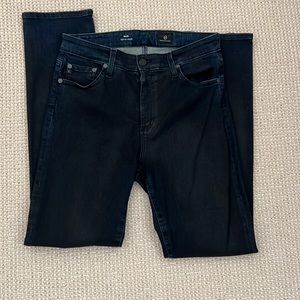 AG Mari dark wash, high rise jeans. Worn once. Size 29.